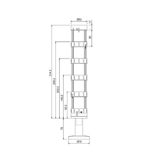 50M組合式警示燈4 50M組合式警示燈4