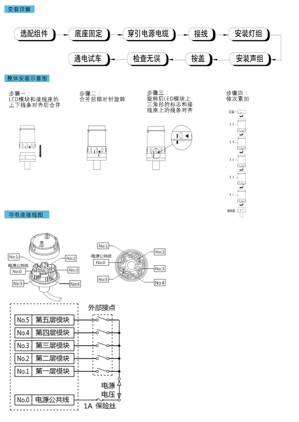 50M組合式警示燈7 50M組合式警示燈7